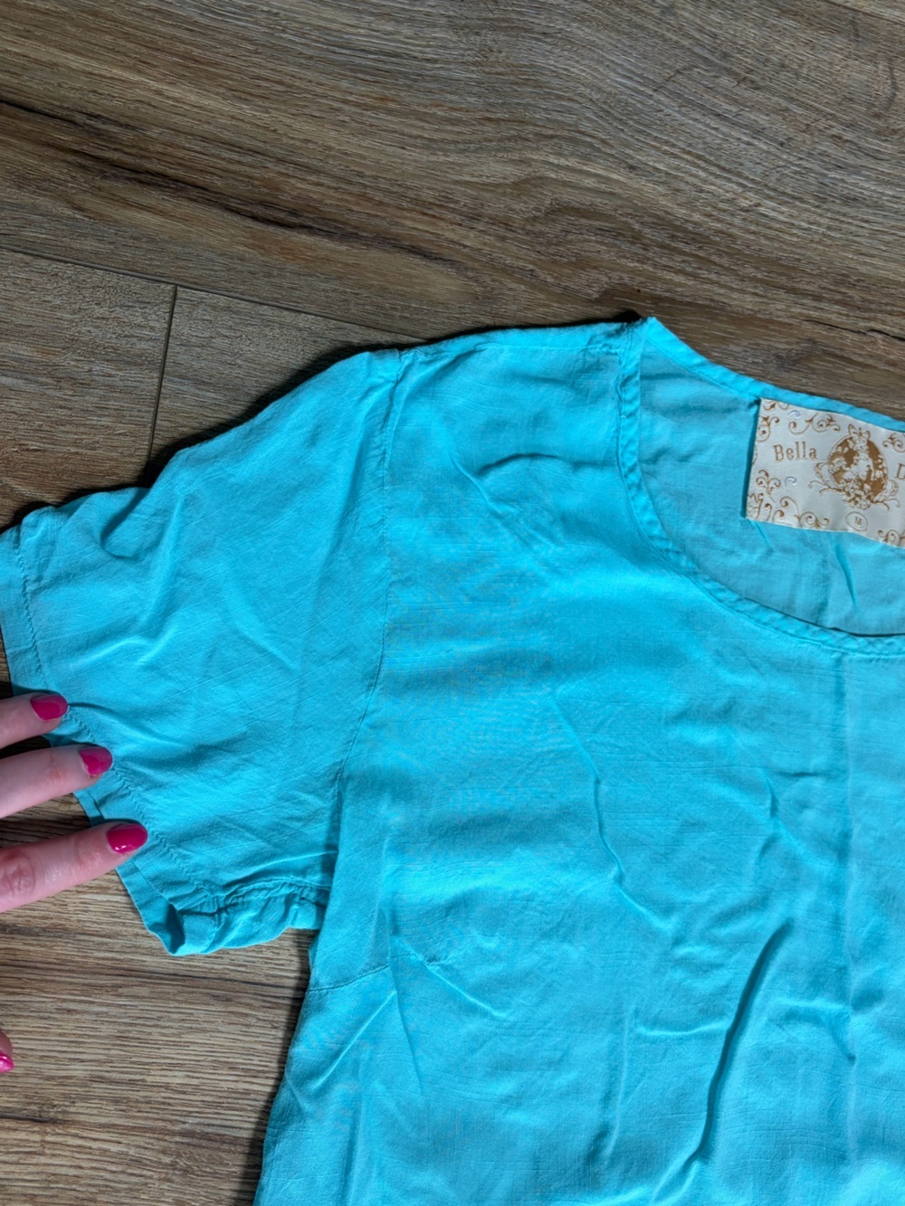 Bella Dahl lightweight short sleeve relaxed top - Picture 5 of 9